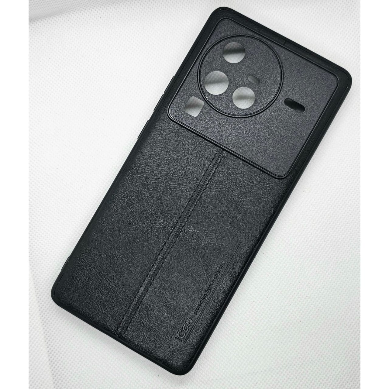 (Buy 1 Get 1 Free) Vivo X80 Pro Luxurious Leather Mobile Back Cover