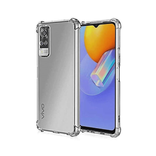 (Buy 1 Get 1 Free) Vivo X60 Transparent mobile back Cover Anti-Yellowing