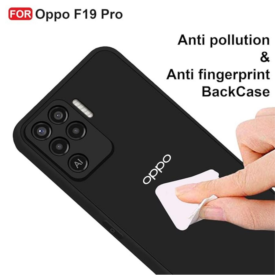 (Buy 1 Get 1 Free) Black Candy Silicone Case for Oppo F19 Pro