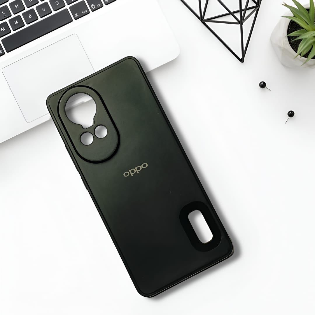 (Buy 1 Get 1 Free) Black Camera Original Silicone case for Oppo Reno 10