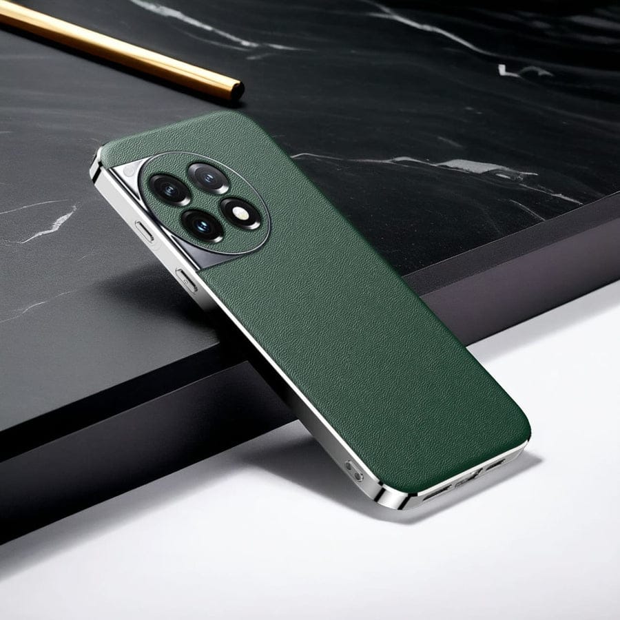 (Buy 1 Get 1 Free) Chrome Edge Luxe Leather Case - OnePlus