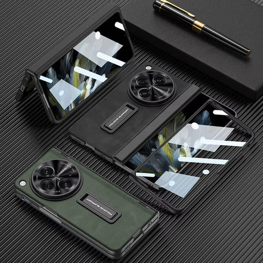 (Buy 1 Get 1 Free) OnePlus Open Magnetic Closure PU Leather Case