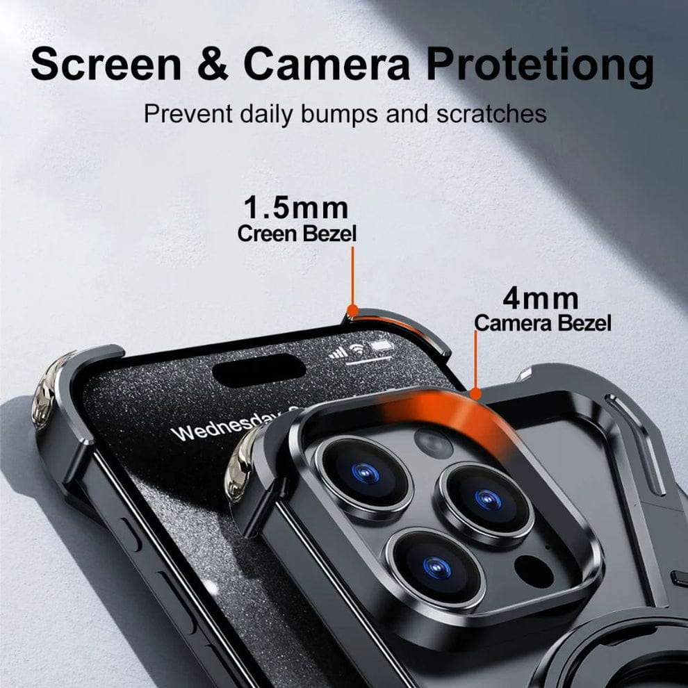 (Buy 1 Get 1 Free) Exclusive Z Shape Metal Case For iPhone