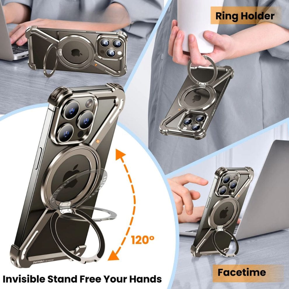 (Buy 1 Get 1 Free) Exclusive Z Shape Metal Case For iPhone