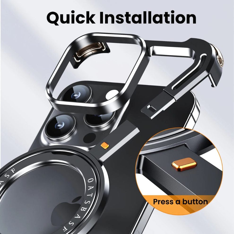 (Buy 1 Get 1 Free) Exclusive Z Shape Metal Case For iPhone