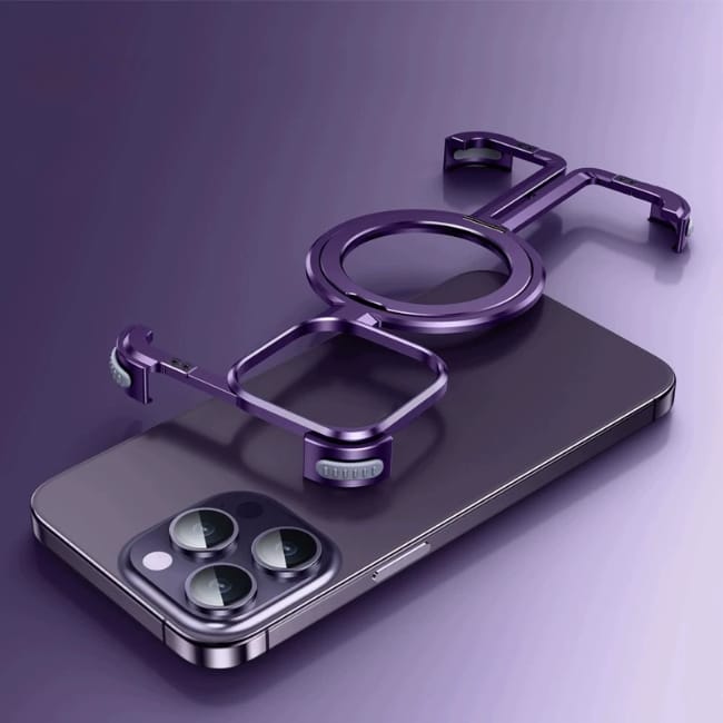 (Buy 1 Get 1 Free) Shockproof Aluminum Frameless Ring iPhone Metal Case