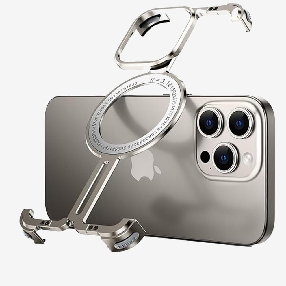 (Buy 1 Get 1 Free) Shockproof Aluminum Frameless Ring iPhone Metal Case