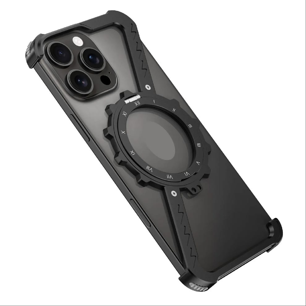 (Buy 1 Get 1 Free) Z-Shape Gear Metal Magnetic Holder iPhone Case