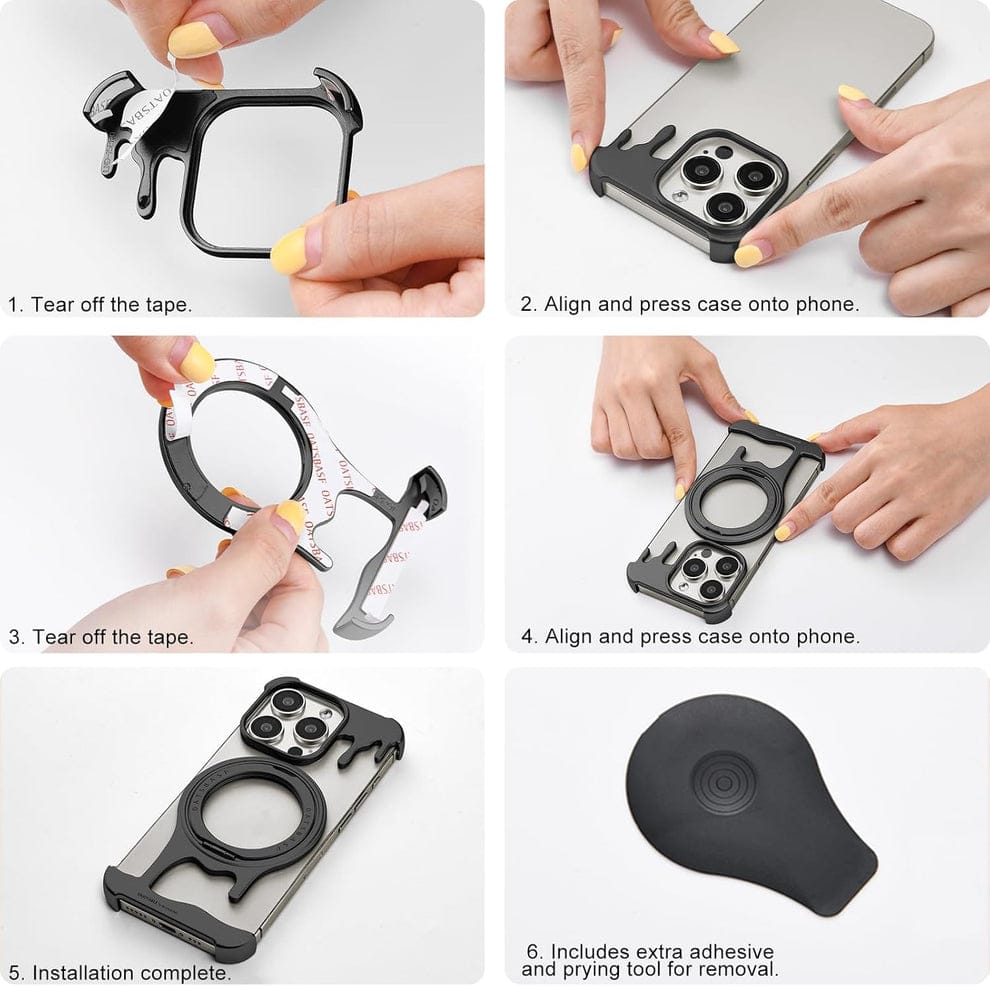 (Buy 1 Get 1 Free) Liquid Minimal Metal Frameless Case for iPhone