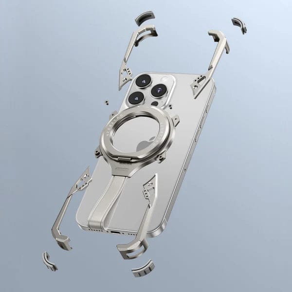 (Buy 1 Get 1 Free) Tail Metal Case With Versatile Stand For iPhone