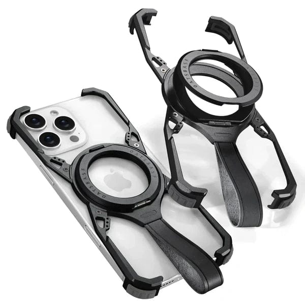 (Buy 1 Get 1 Free) Tail Metal Case With Versatile Stand For iPhone