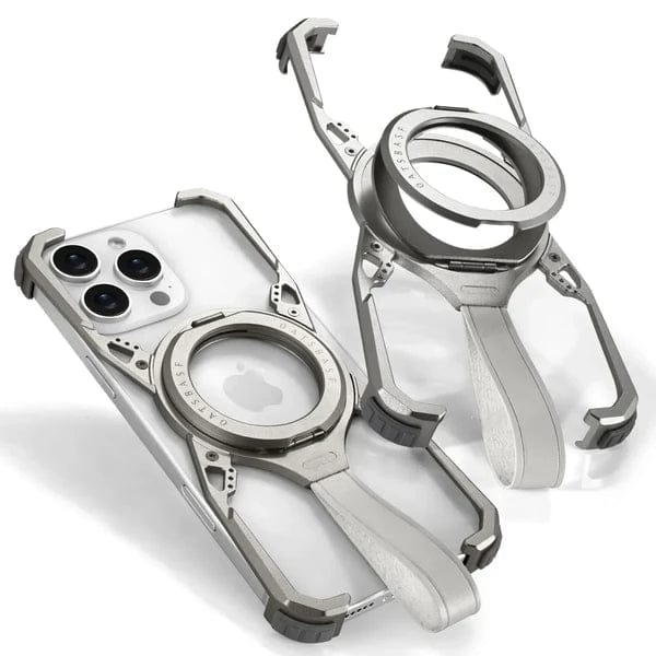 (Buy 1 Get 1 Free) Tail Metal Case With Versatile Stand For iPhone