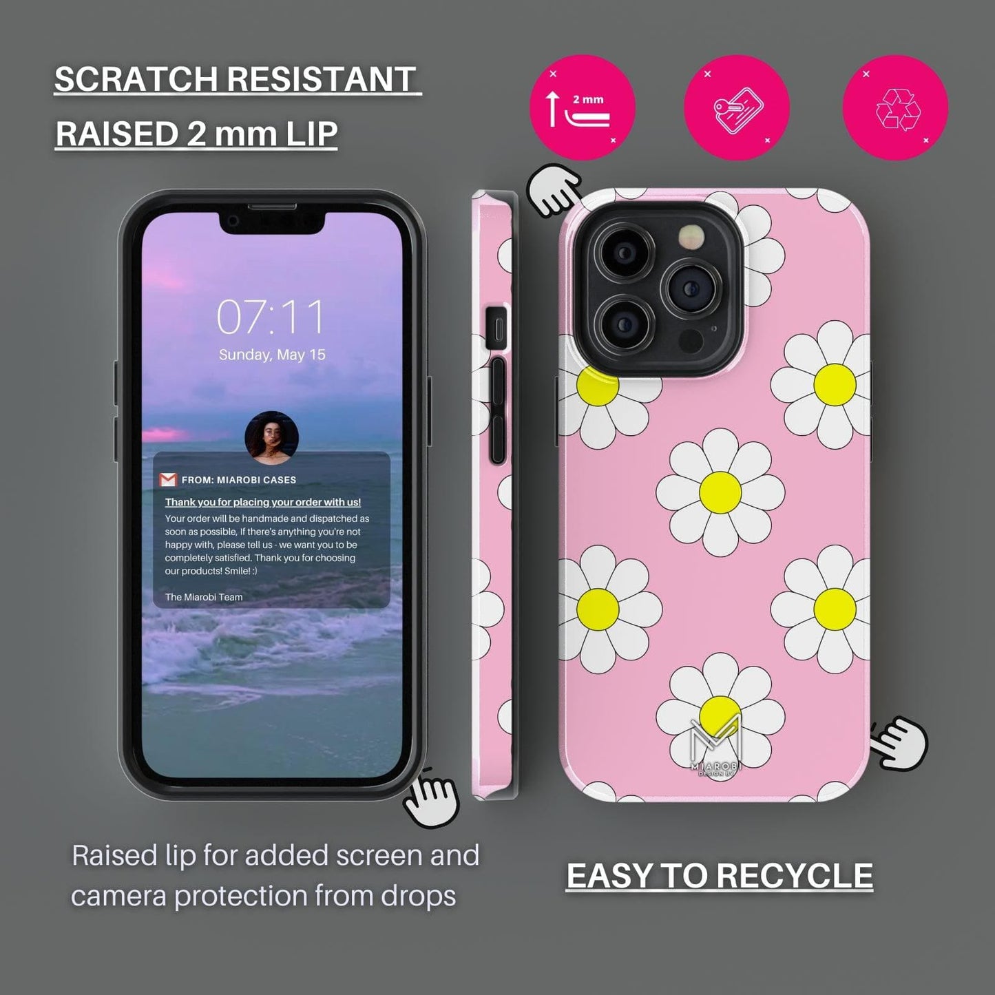 (Buy 1 Get 1 Free) Chamomile Phone Case For iPhone