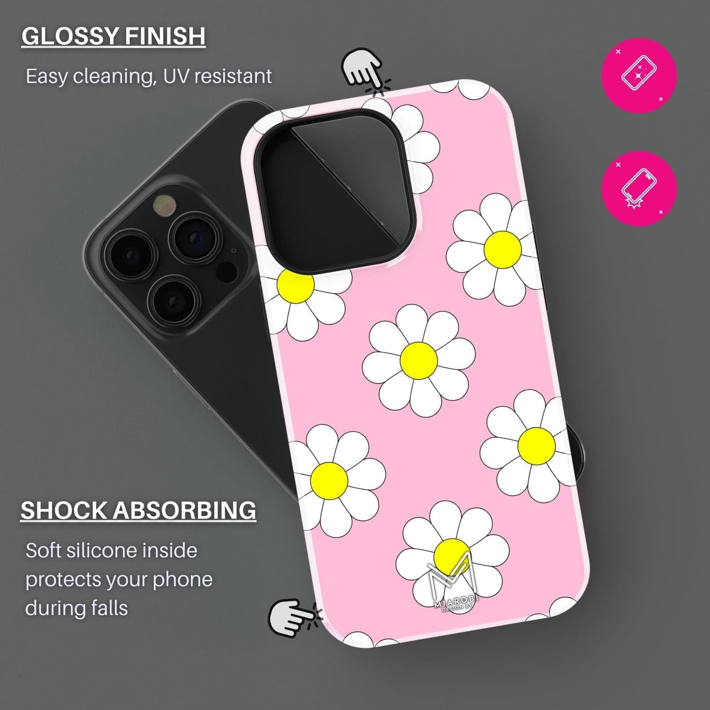 (Buy 1 Get 1 Free) Chamomile Phone Case For iPhone
