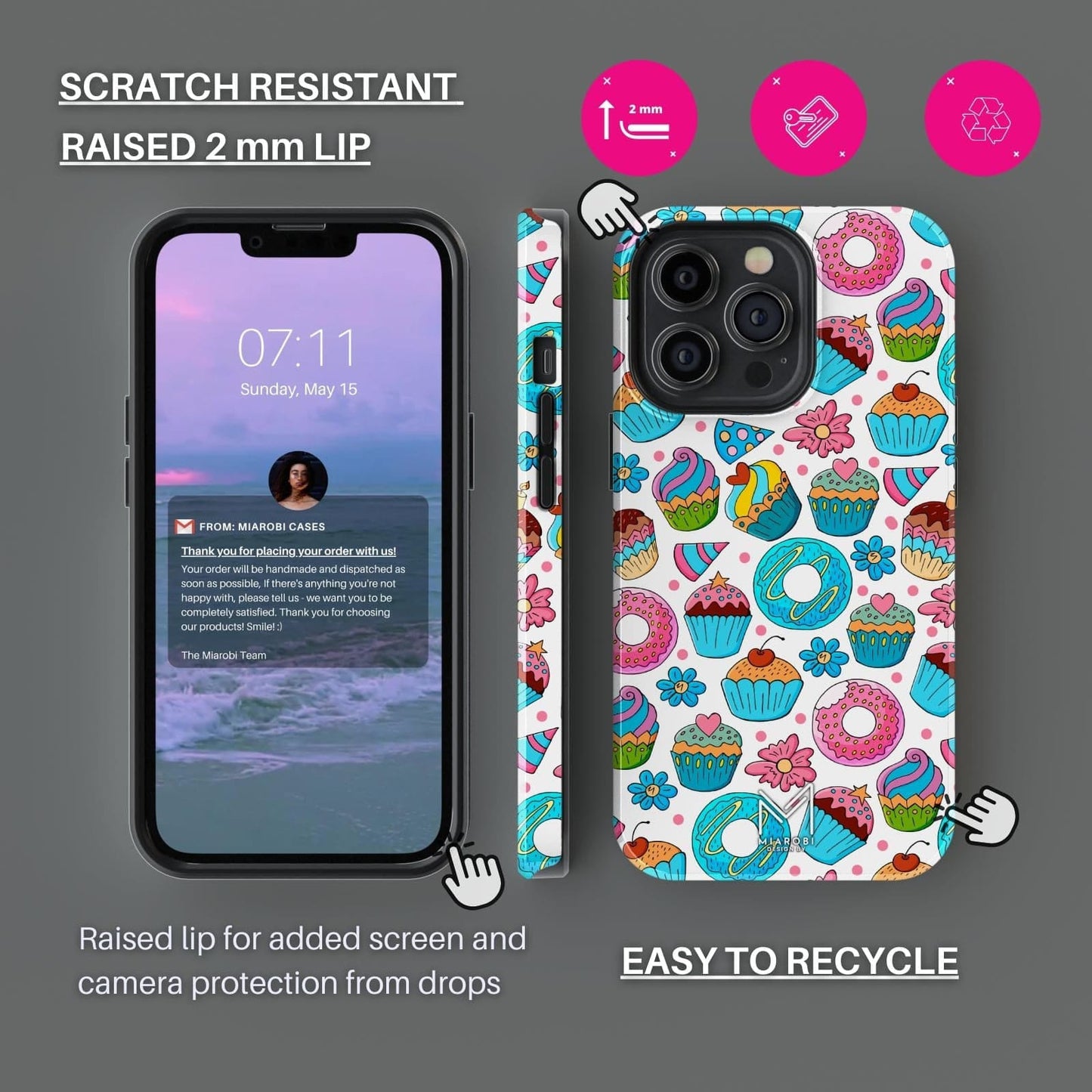 (Buy 1 Get 1 Free) Birthday Cake Blast Phone Case For iPhone