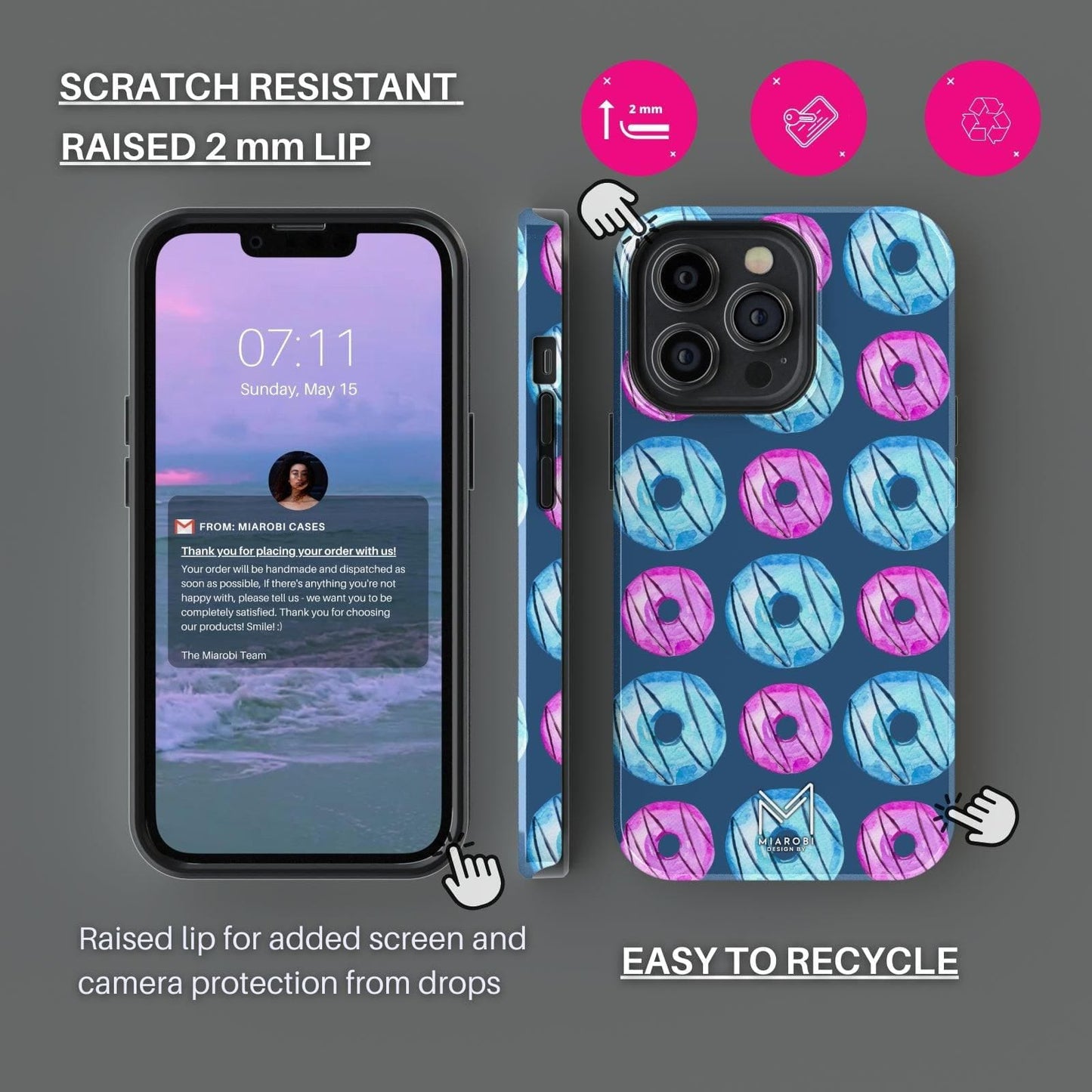 (Buy 1 Get 1 Free) Berrylicious Bliss Case For iPhone