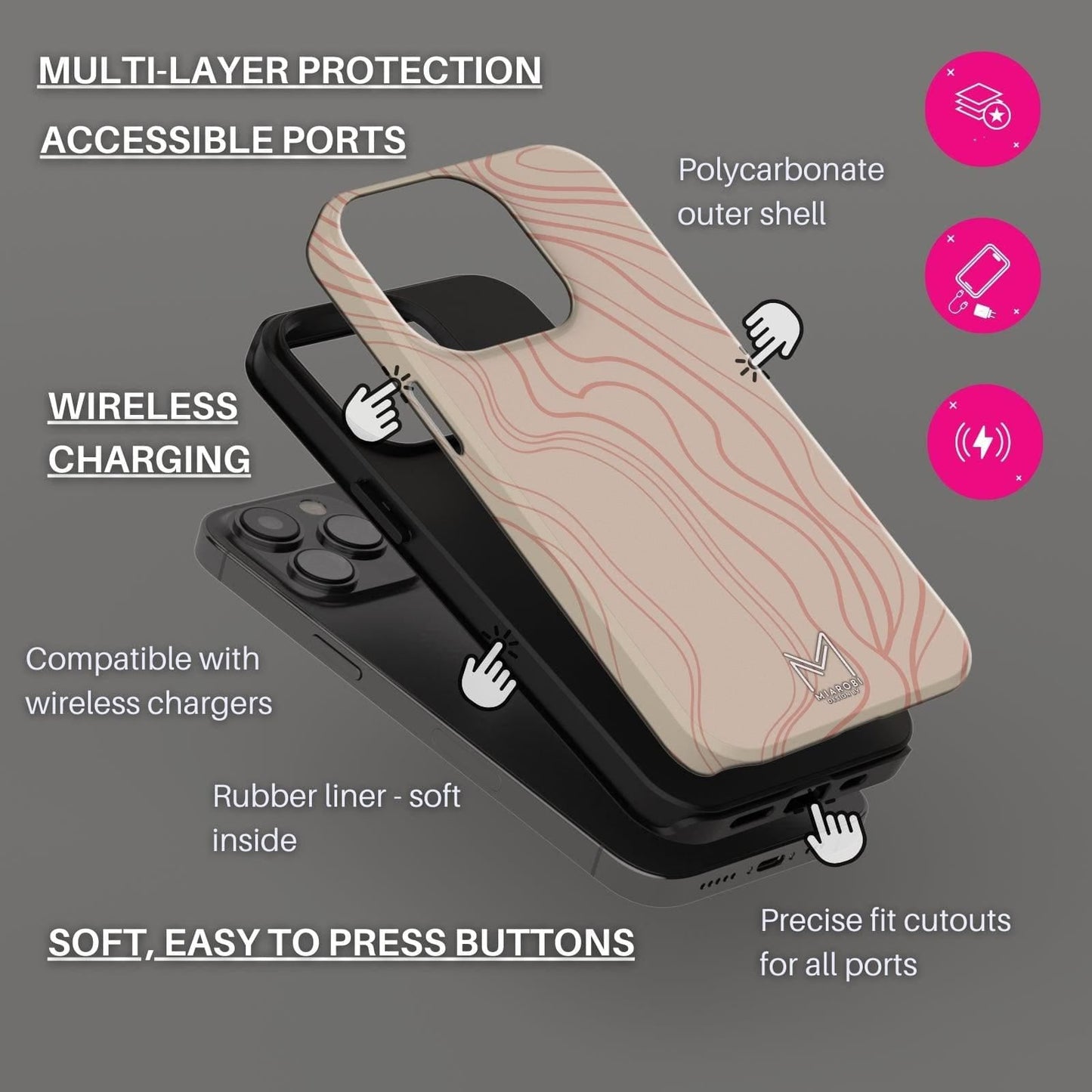 (Buy 1 Get 1 Free) Art in Depth Case For iPhone