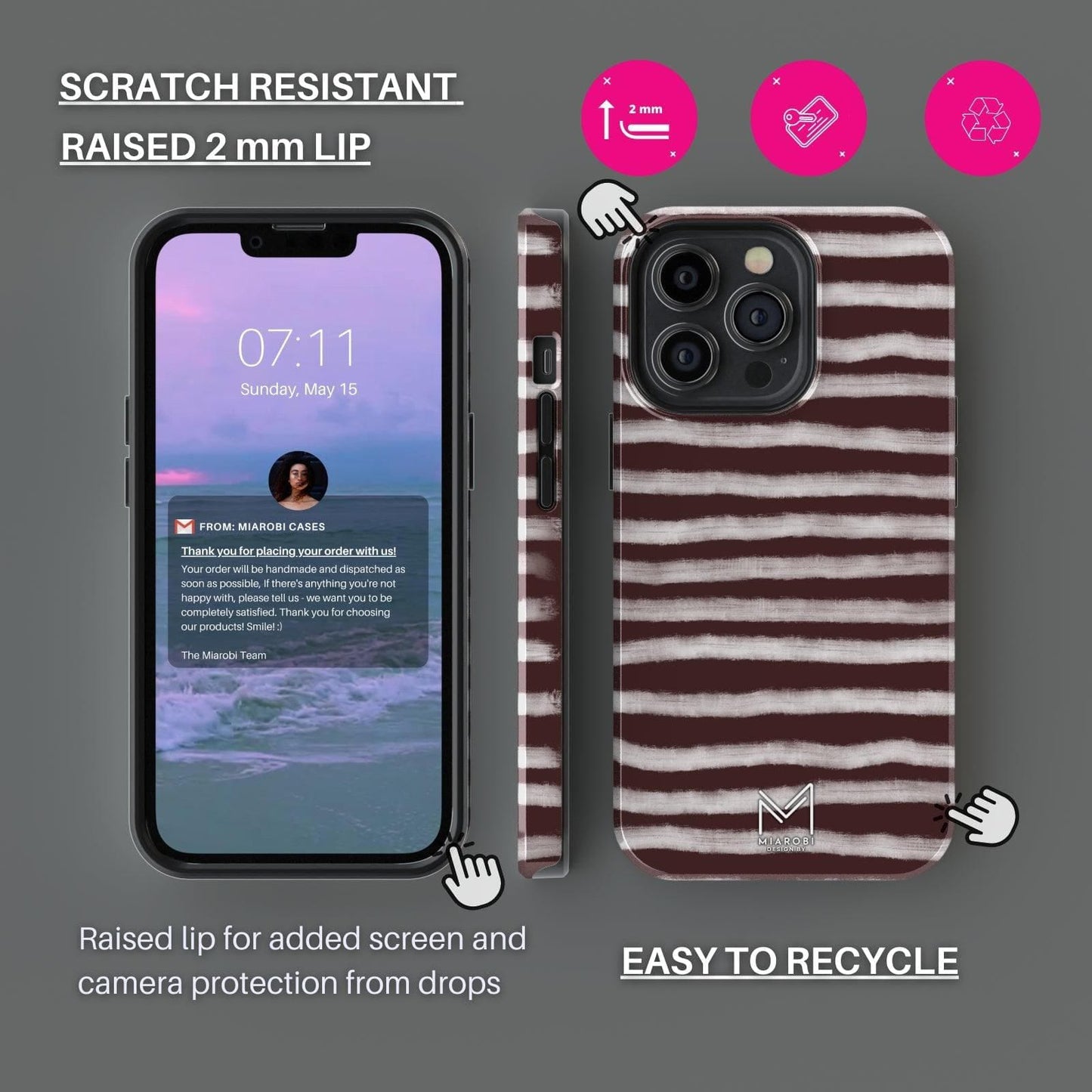 (Buy 1 Get 1 Free) City Chic Zebra Life Phone Case For iPhone