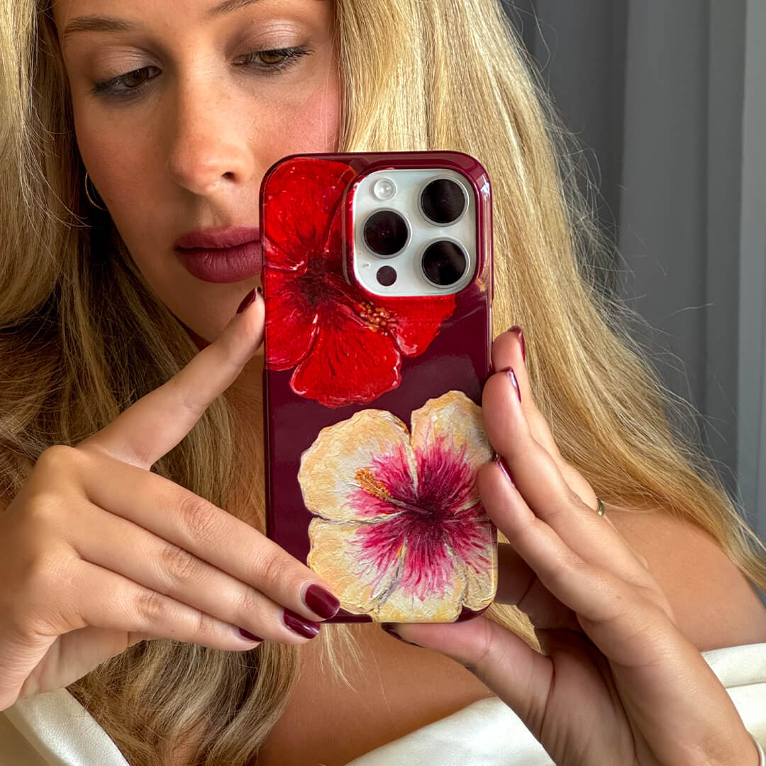 (Buy 1 Get 1 Free) Hibiscus Flower Case For iPhone