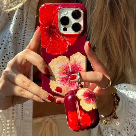 (Buy 1 Get 1 Free) Hibiscus Flower Case For iPhone