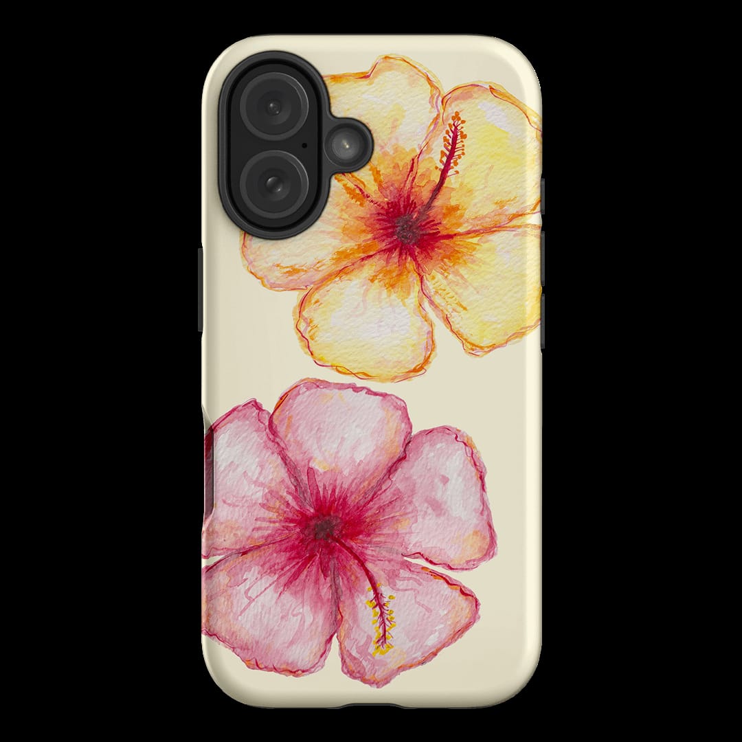 (Buy 1 Get 1 Free) Hibiscus Flower Yellow Case For iPhone