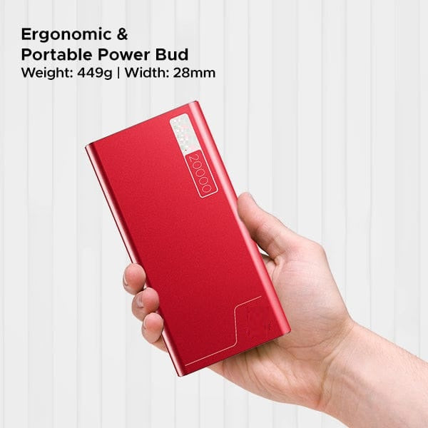 Powerbank with 20000mAh battery capacity with Smart IC protection