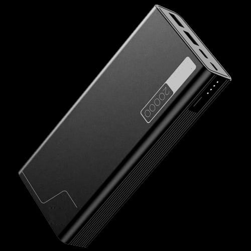 Powerbank with 20000mAh battery capacity with Smart IC protection
