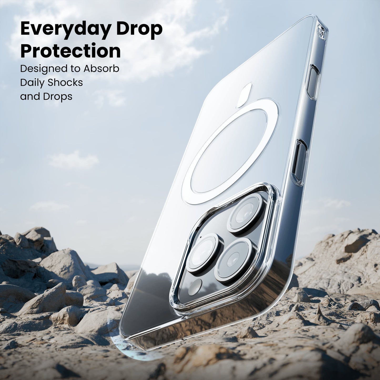 (Buy 1 Get 1) Anti-Yellow Magsafe Clear Case