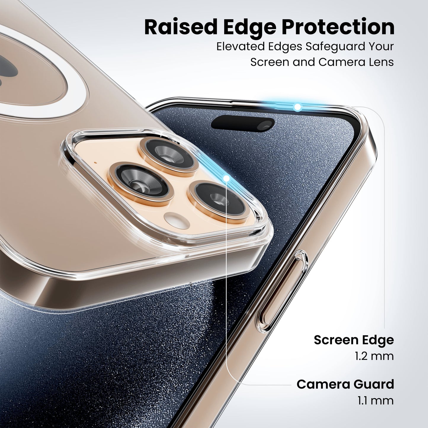 (Buy 1 Get 1) Anti-Yellow Magsafe Clear Case