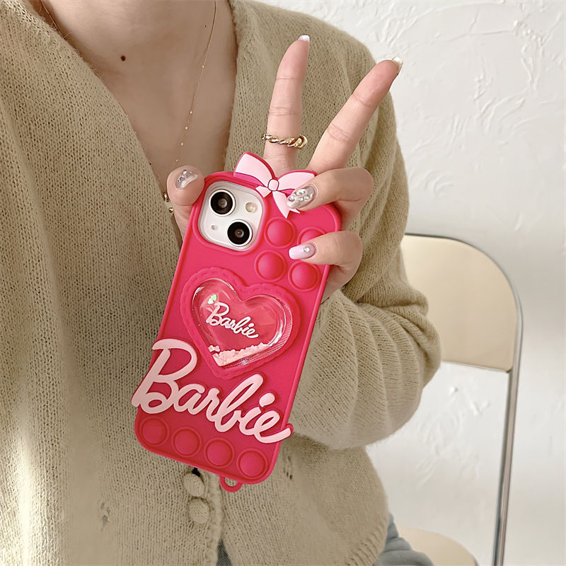 (Buy 1 Get 1 Free) Barbie Heart iPhone Case
