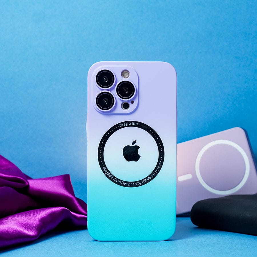 (Buy 1 Get 1 Free) Gradient Matte MagSafe With Logo Case- iPhone