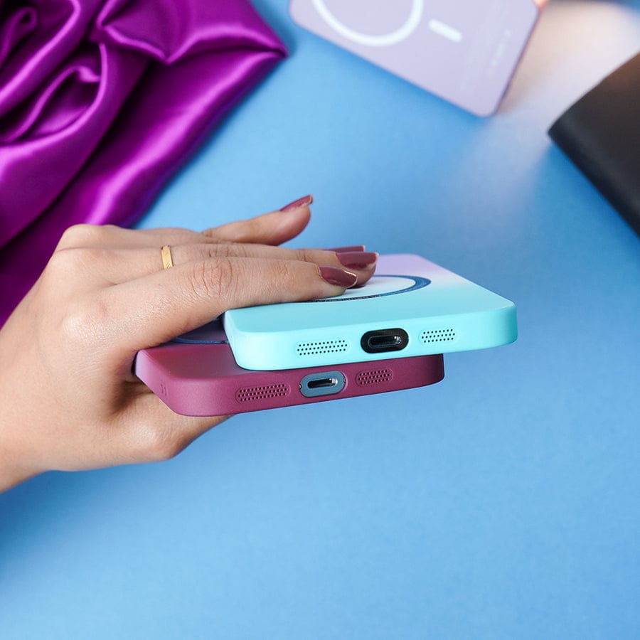 (Buy 1 Get 1 Free) Gradient Matte MagSafe With Logo Case- iPhone