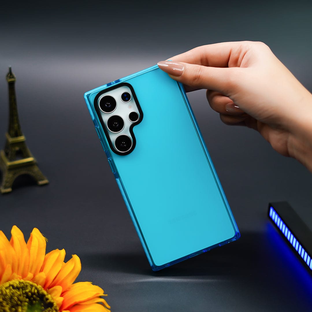 (Buy 1 Get 1 Free) Bold Fluorescent Pop Color Soft Case - Samsung