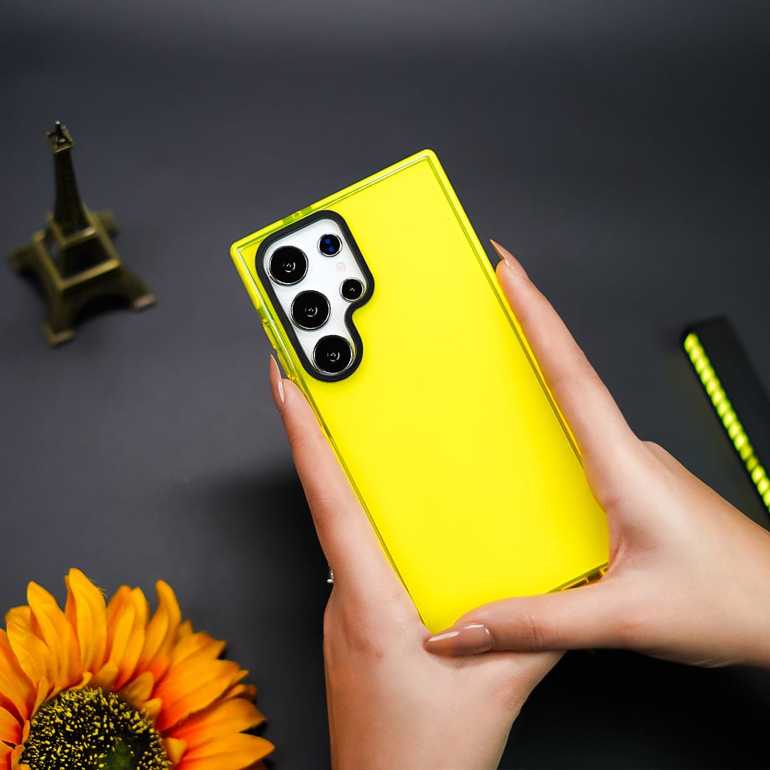 (Buy 1 Get 1 Free) Bold Fluorescent Pop Color Soft Case - Samsung