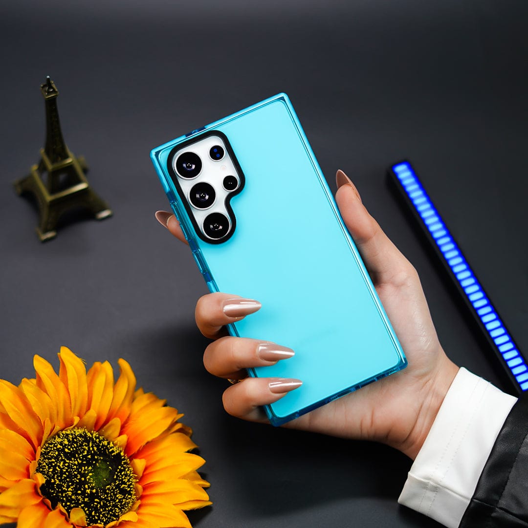 (Buy 1 Get 1 Free) Bold Fluorescent Pop Color Soft Case - Samsung