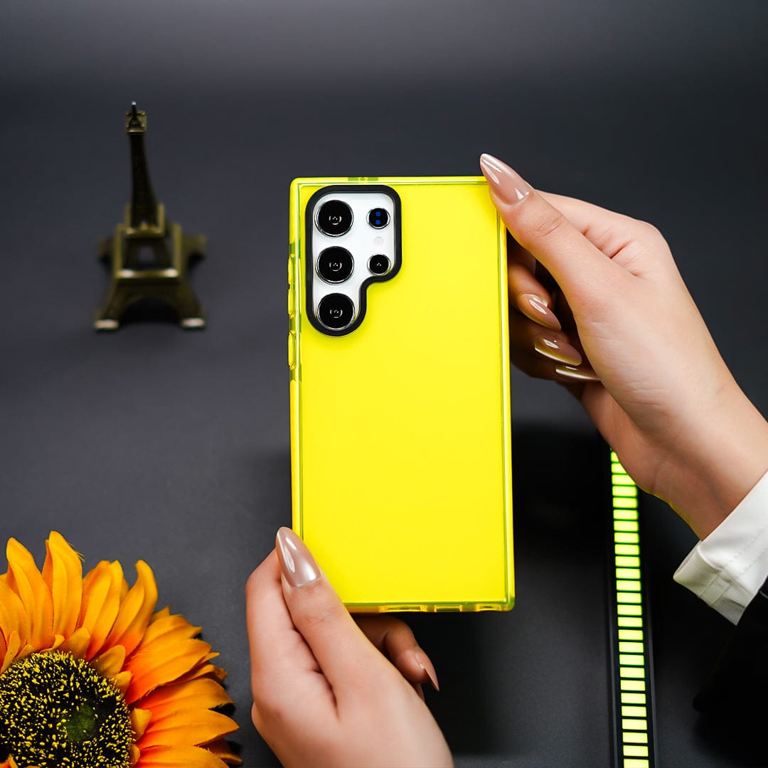 (Buy 1 Get 1 Free) Bold Fluorescent Pop Color Soft Case - Samsung