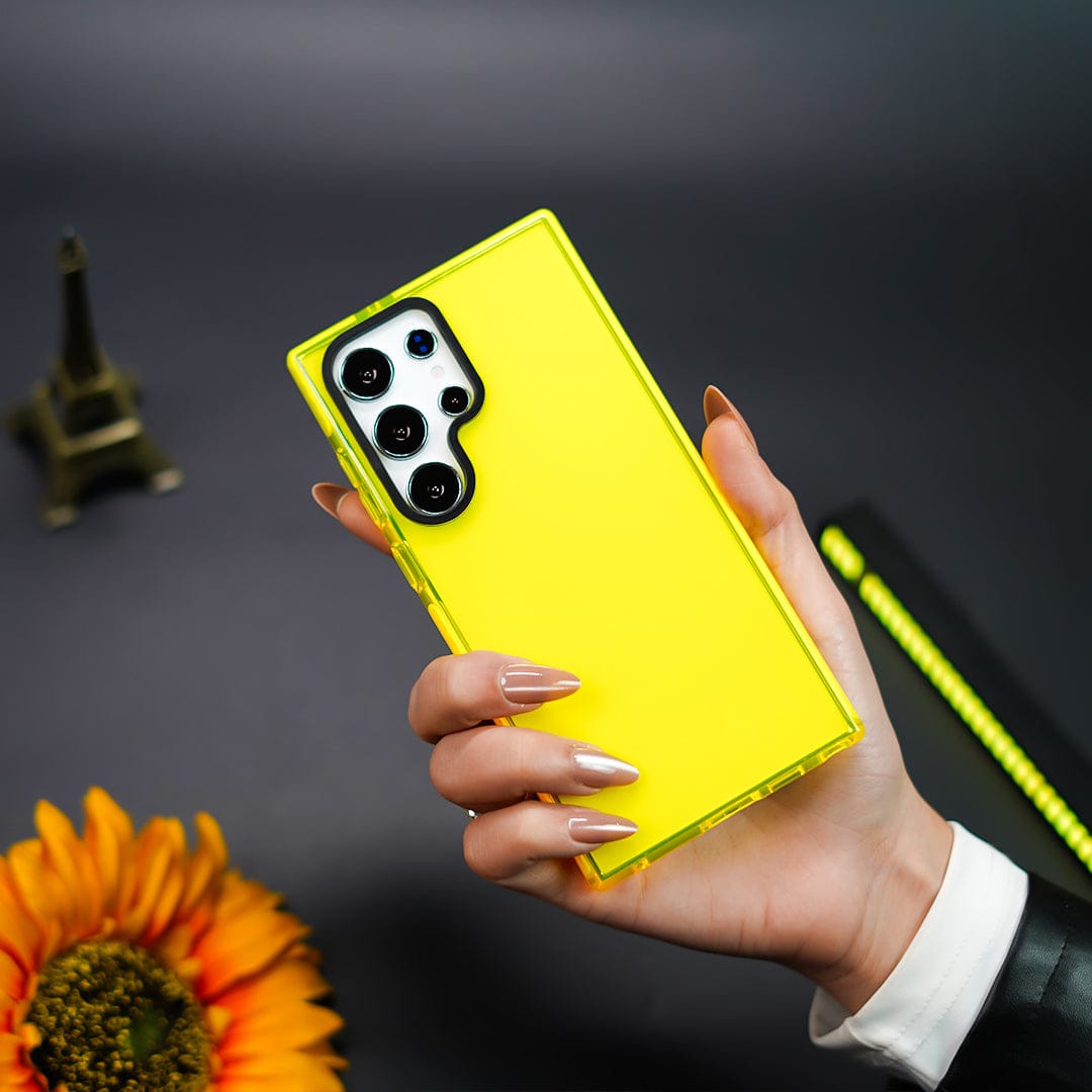 (Buy 1 Get 1 Free) Bold Fluorescent Pop Color Soft Case - Samsung