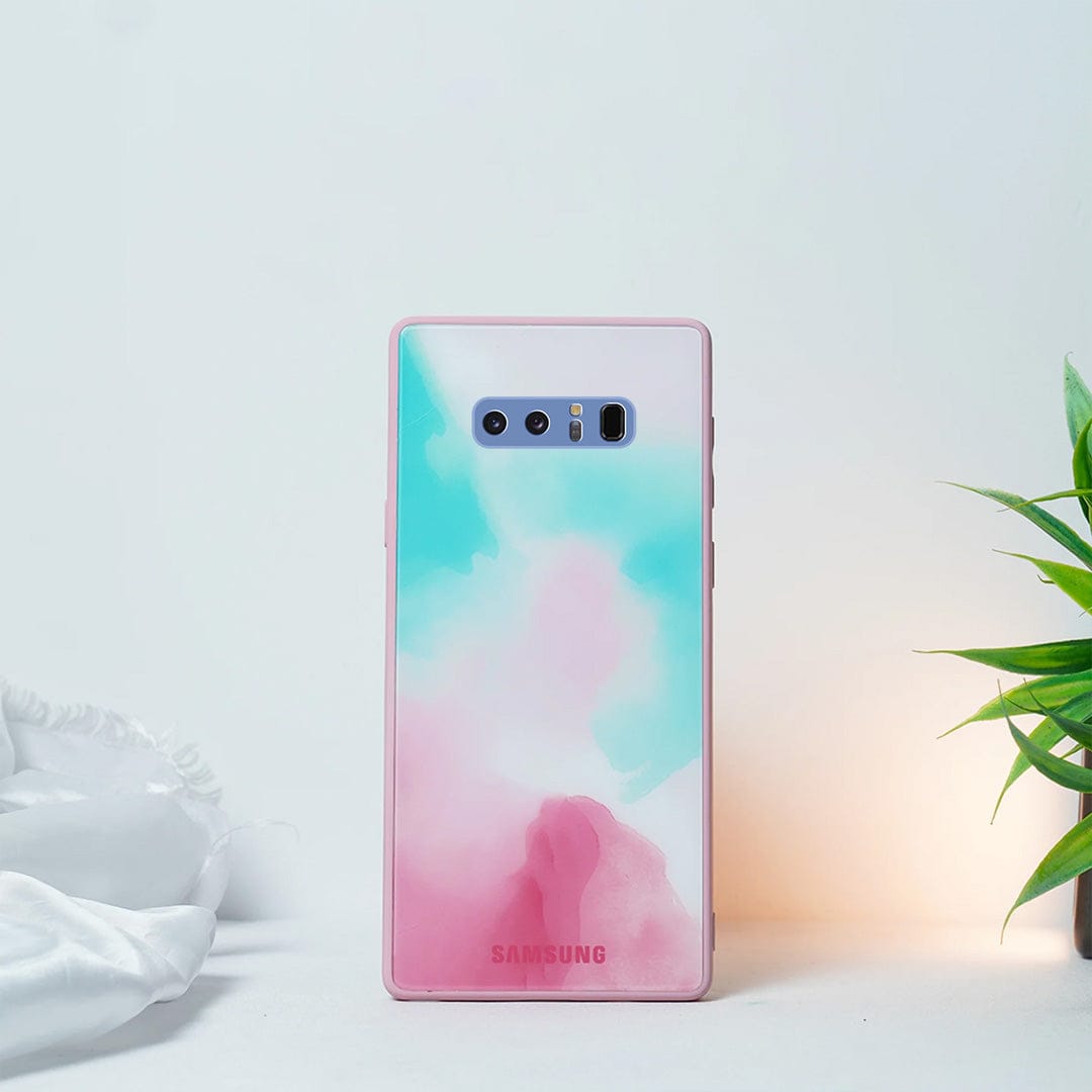 (Buy 1 Get 1 Free) Colorful Wave Glass Phone Case - Samsung