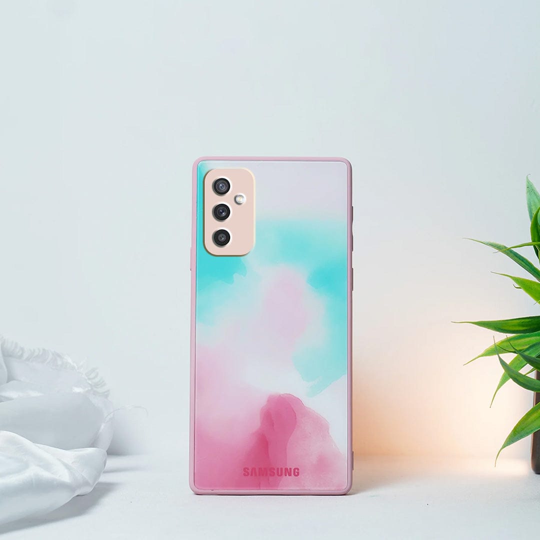 (Buy 1 Get 1 Free) Colorful Wave Glass Phone Case - Samsung