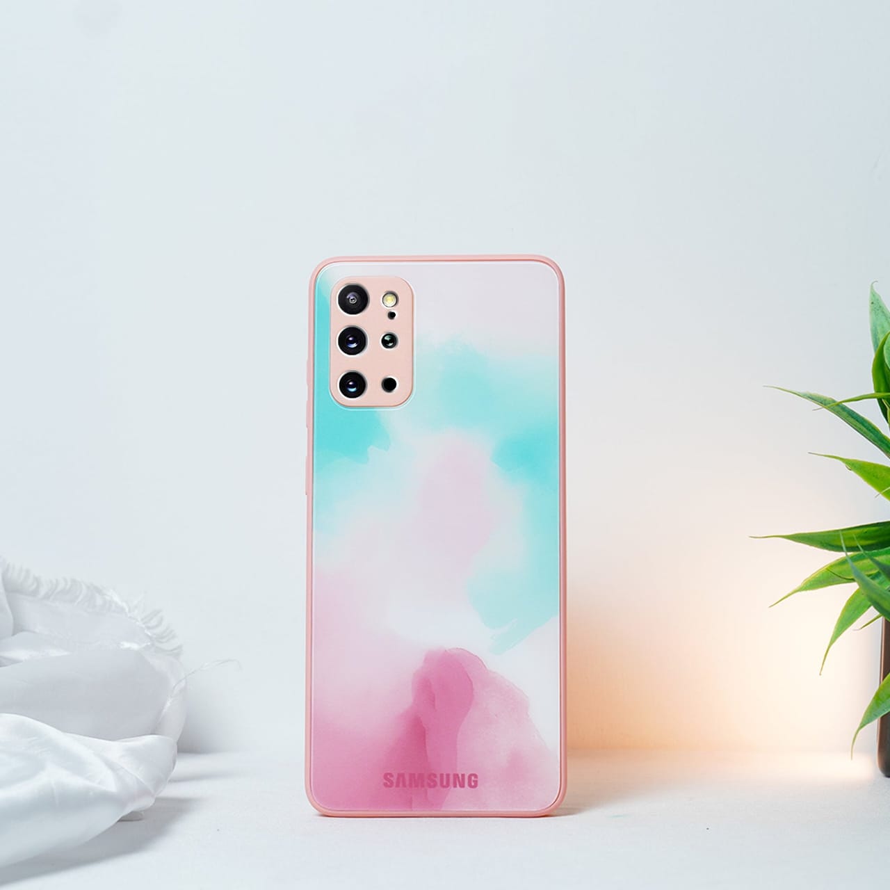 (Buy 1 Get 1 Free) Colorful Wave Glass Phone Case - Samsung