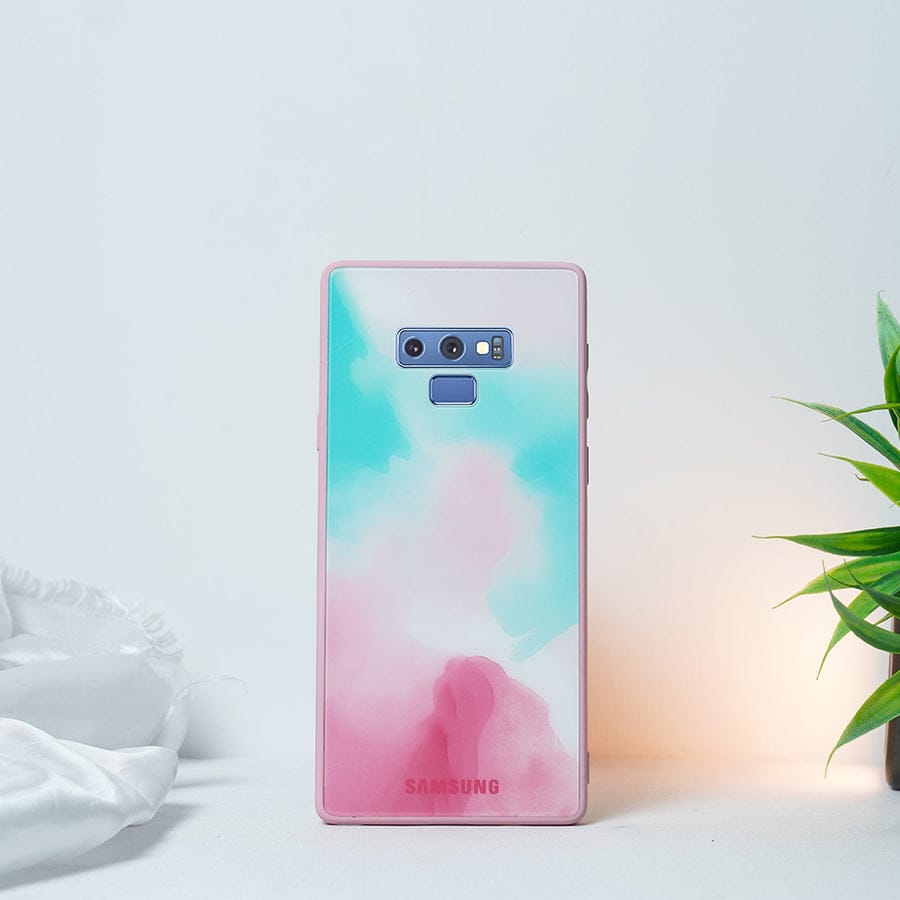 (Buy 1 Get 1 Free) Colorful Wave Glass Phone Case - Samsung