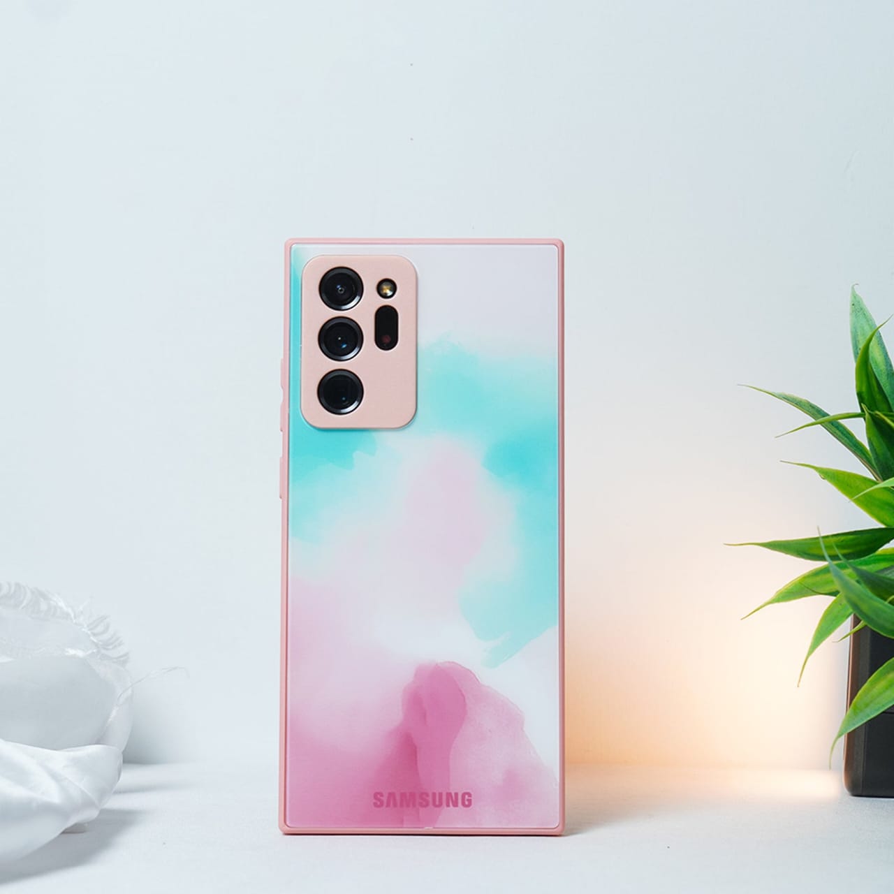 (Buy 1 Get 1 Free) Colorful Wave Glass Phone Case - Samsung