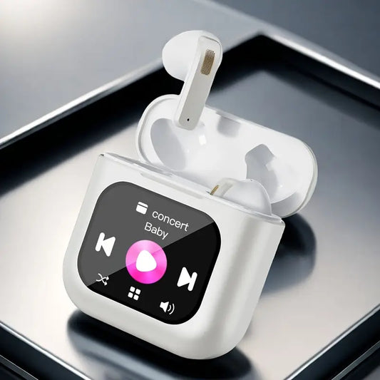 Wireless Earbuds with Active Noise Cancellation, Touch Control, LED Power Display