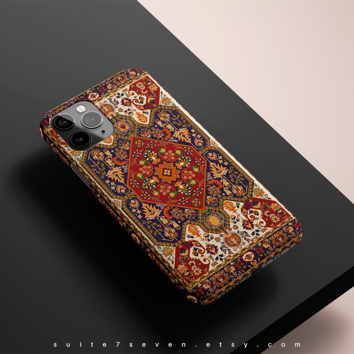 (Buy 1 Get 1 Free) Persian Carpet, Mediterranean Style Oriental Rug iPhone