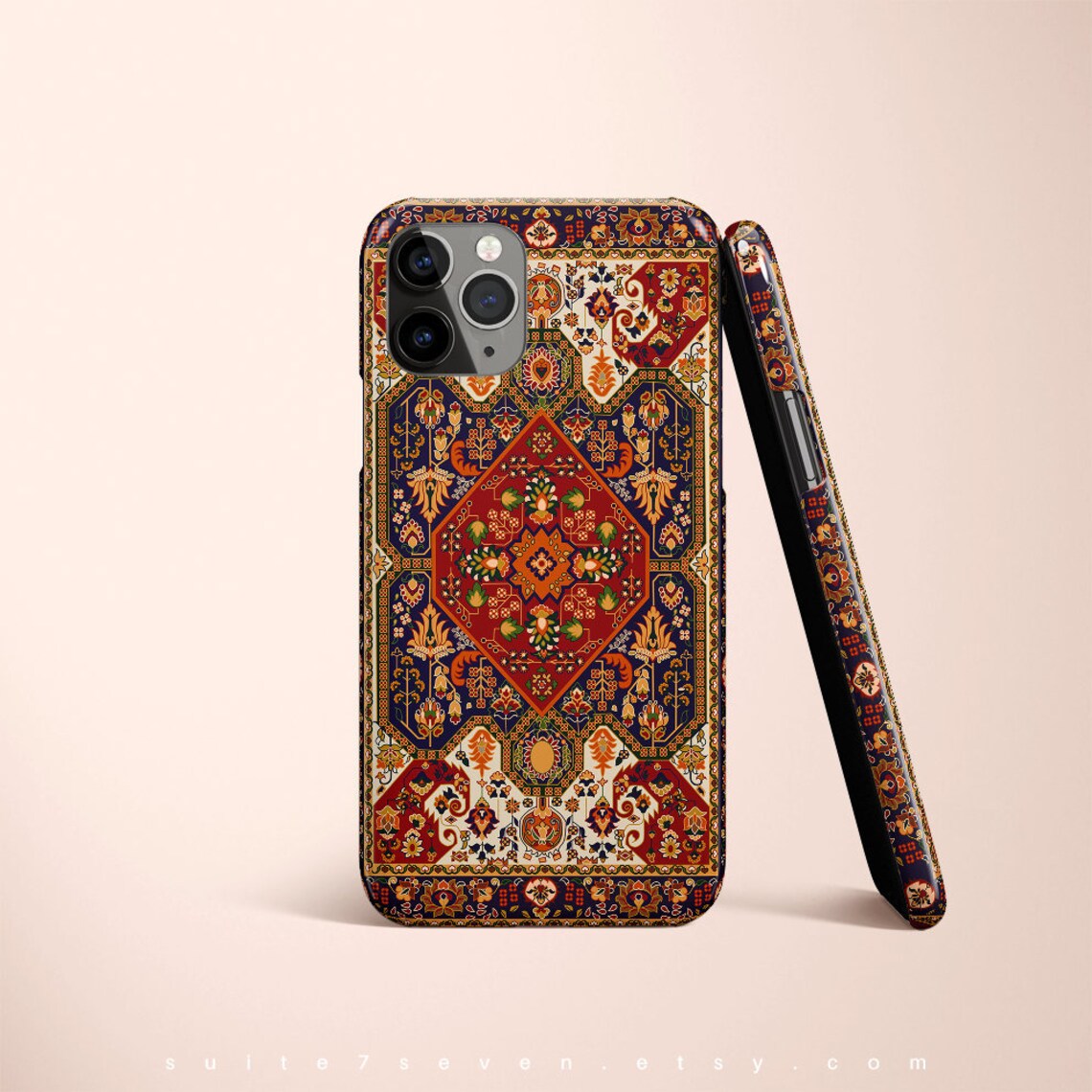 (Buy 1 Get 1 Free) Persian Carpet, Mediterranean Style Oriental Rug iPhone