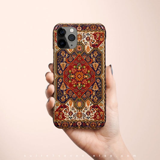 (Buy 1 Get 1 Free) Persian Carpet, Mediterranean Style Oriental Rug iPhone