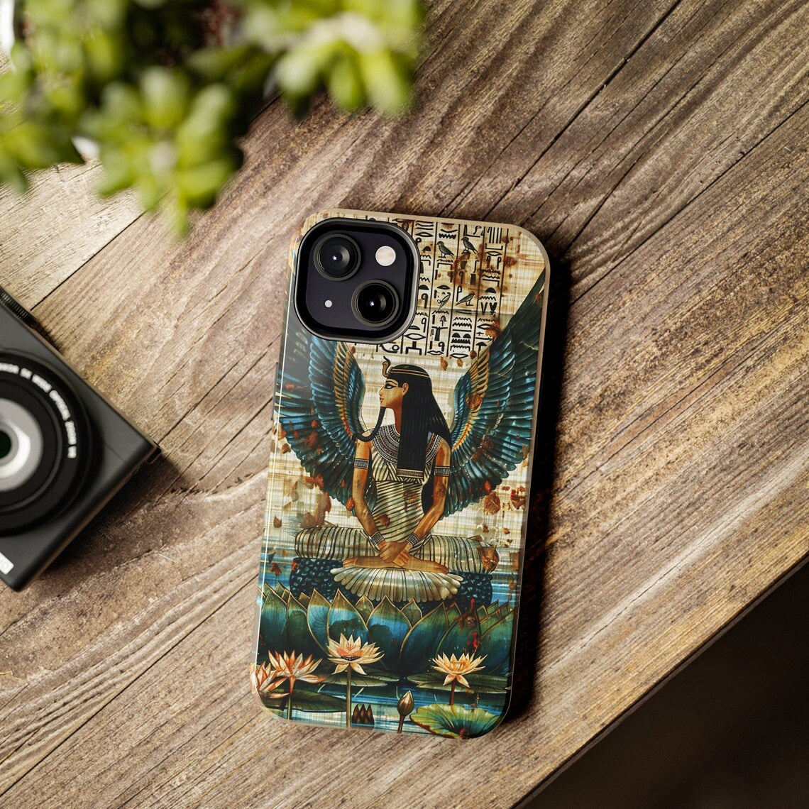 (Buy 1 Get 1 Free) Ancient Wings of Maat Phone Case | Egyptian Deity Art Cover