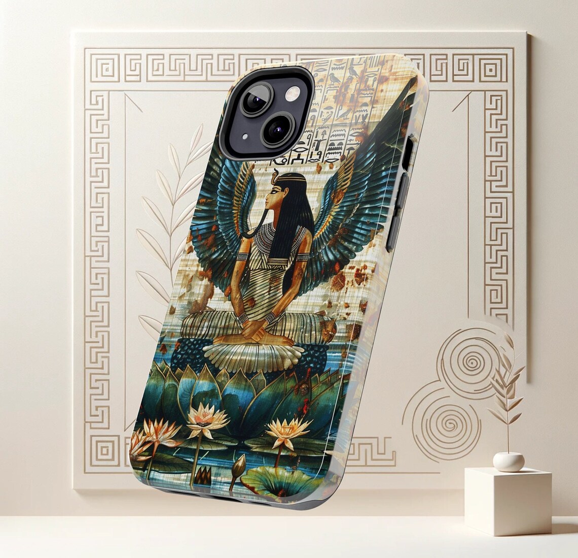 (Buy 1 Get 1 Free) Ancient Wings of Maat Phone Case | Egyptian Deity Art Cover