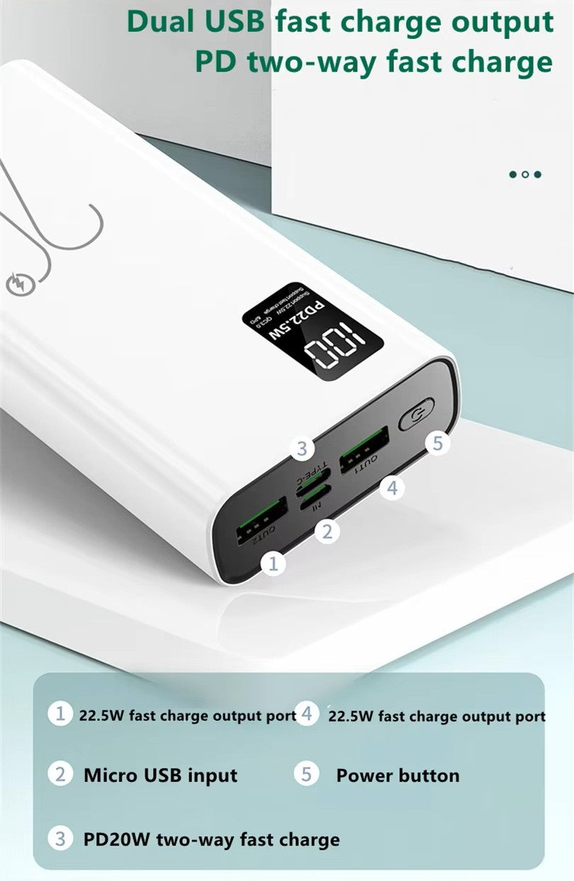 Energy Boost Power Bank, 20,000mAh
