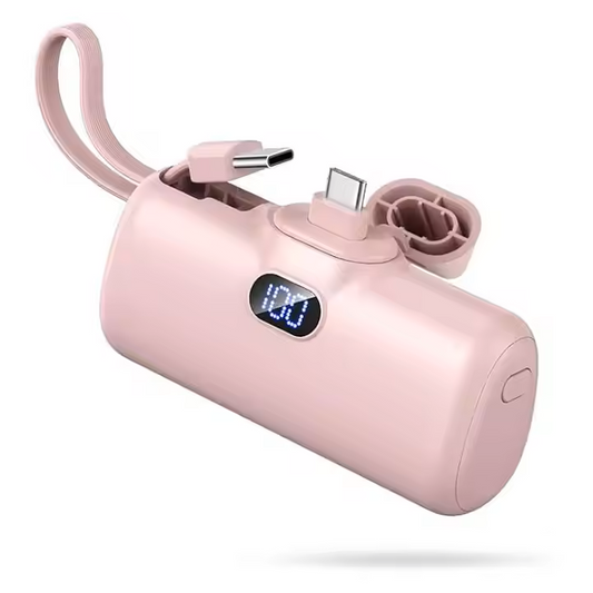 Capsule Power Bank 5000mAh With LED Display